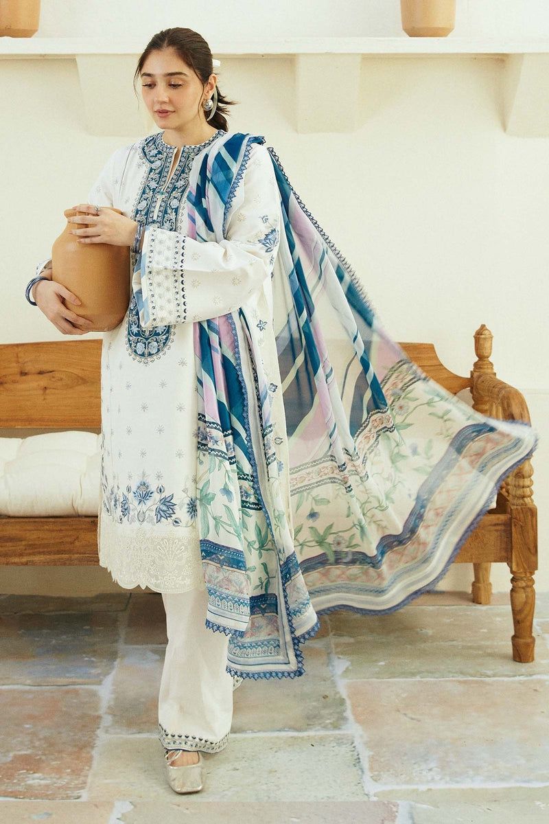 3pc Zara Shah-Jhan  Winter Collections 2024