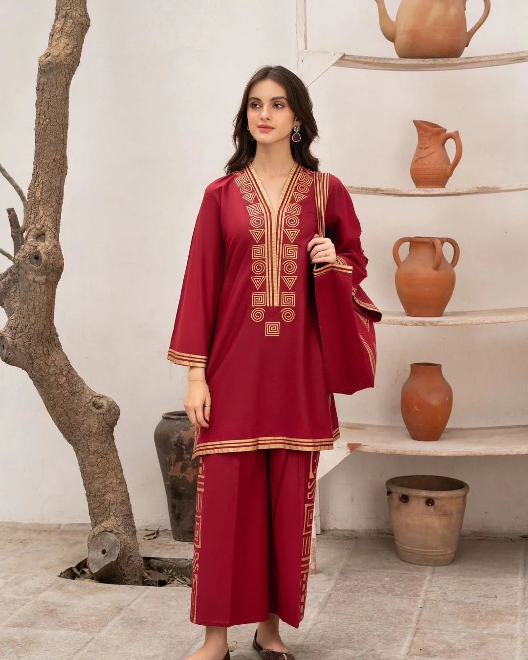 Sahiba’s By Mirza Vol'24 Available in Dhanak Fabrics 2pc!!