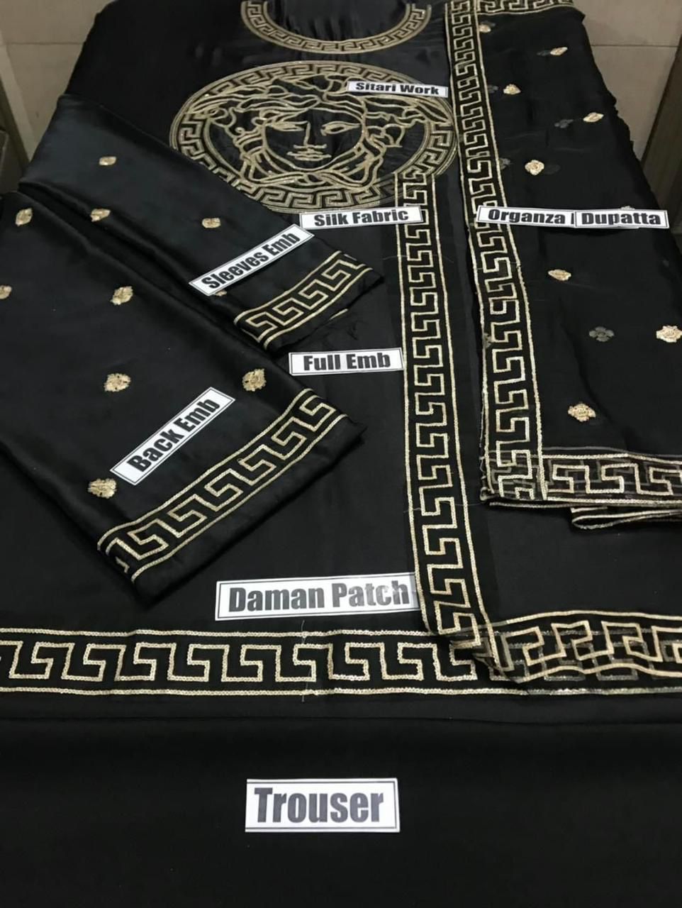 Brand Versace Vol'24 Available in Shamoz Silk 4 season useable Fabrics 3pc!!