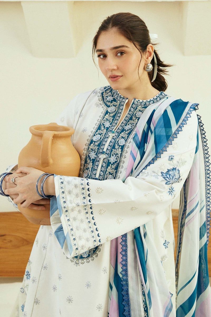 3pc Zara Shah-Jhan  Winter Collections 2024