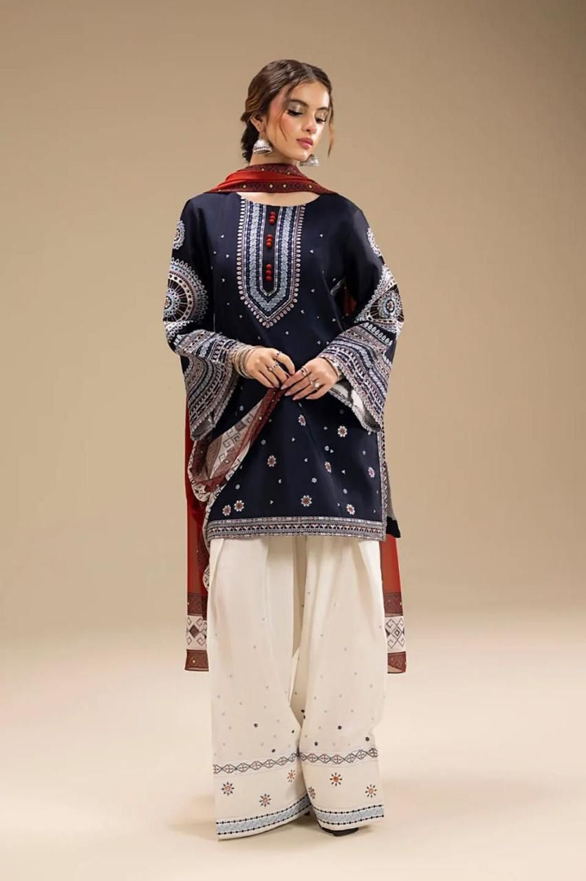 Brand jazmin Vol'25 Available in Dhanak Fabrics 3pc!!