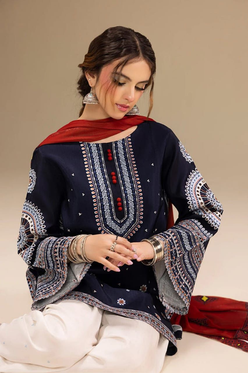 Brand jazmin Vol'25 Available in Dhanak Fabrics 3pc!!